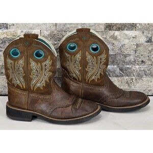 Ariat FatBaby Sheila 8" Boot Women's 8.5 B Brown Leather Cowgirl 10010219 Cowboy